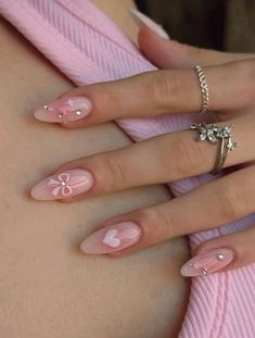 Paznokcie Hello Kitty, Nagel Tips, Girly Acrylic Nails, Makijaż Smokey Eye, Soft Nails