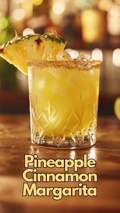 Pineapple Cinnamon Margarita Pineapple Cinnamon Margarita, Pinapple Margarita, Cinnamon Margarita, Margarita Flavors, Pineapple Cocktails, Flavored Margaritas, Bday Dinner, Pineapple Margarita, Pineapple Cocktail