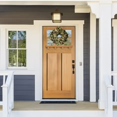 Craftsman Douglas Fir 6 Lite Exterior Door with Dentil Shelf - Krosswood Farmhouse Bungalow, Craftsman Front Door, Modern Wood Doors, Entryway Door, Stained Doors, Wood Exterior Door, Craftsman Bungalow, Craftsman Exterior, Wood Front Doors