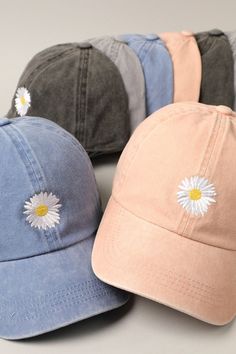 Daisy Embroidered Cap Cotton Baseball Cap Trucker Hat - Etsy Cute Cotton Outdoor Hat, Cute Cotton Hat For Outdoor, Cute Spring Cotton Baseball Cap, Cute Cotton Baseball Cap For Spring, Cute Baseball Cap With Embroidered Logo, Cute Cotton Hat With Curved Bill, Cute Cotton Cap, Cute Outdoor Baseball Cap - One Size Fits Most, Cute Outdoor Baseball Cap, One Size Fits Most