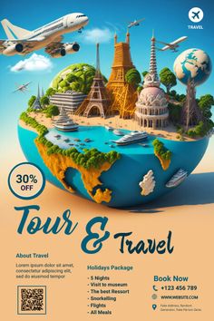 an advertisement for the tour and travel event