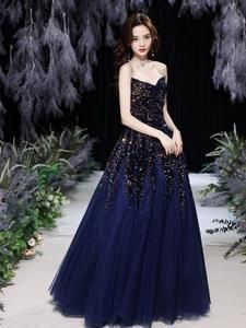 Fantasy Palace, Blue Wedding Gowns, Sequin Ball Gown, Quince Dress