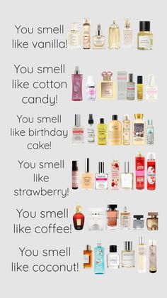 Smell Like Vanilla, Strawberry Perfume, Coffee Coconut, Fragrance Lab, Fragrances Perfume Woman, Vanilla Perfume, Perfume Collection Fragrance, Bath And Body Works Perfume, Body Smells