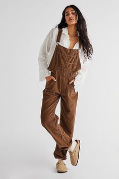 Boho Aesthetic Outfit, Cord Overalls, Coral Pants, Corduroy Dungarees, Black Overalls, Free People Style, Free People Clothing, Denim Mini Dress, Romper Pants