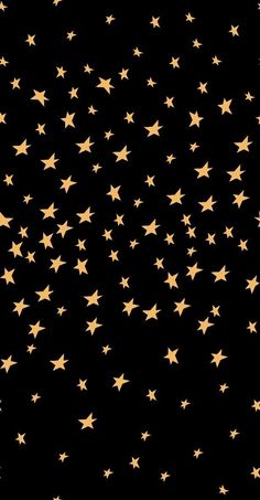 gold stars on a black background