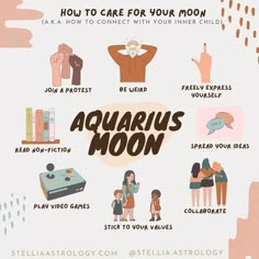 how to care for your moon in the zodiac sign language, aquariusmoon