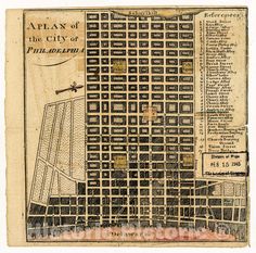 the plan of the city of philadelphia