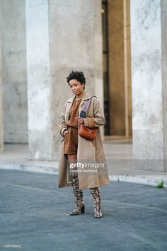 Street Smarts, Wool Top, Frankie Shop, Street Smart, Long Trench, Long Trench Coat, Brown Shorts, A Necklace, Fashion Black