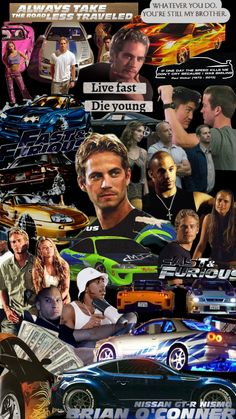 a collage of movies, including the fast and the fabulous life of ryan o'connor