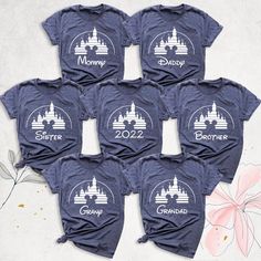 Disney Shirt 2022 Disney Family Shirt Disney Vacation Shirt - Etsy Disney Family Trip, Disneyland Family Shirts, Custom Disney Shirts, Disneyland Shirt, Disney Vacation Shirts, Family Disney Trip, Disney Trip Shirts, Disneyland Shirts, Disney World Shirts