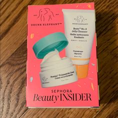 Brand New. Never Used. Purchased From Sephora 12/20 Drunk Elephant Skincare Preppy, Drunk Elephant Skincare Collection Preppy, Faded Cream Sephora, Drunk Elephant Skincare Set, Sephora Gift Sets, Drunk Elephant Skincare, Cheap Skin Care Products, Sephora Skin Care, Cute Gifts For Friends