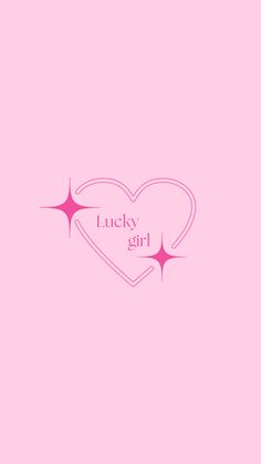 Pink wallpaper with dark pink design saying Lucky girl in a heart Lucky Girl Wallpaper, Light Purple Wallpaper, Iphone Lockscreen Wallpaper, Funny Iphone Wallpaper, Black Phone Wallpaper, Motivational Wallpaper, Pink Quotes, Iphone Wallpaper App, Pastel Pink Aesthetic