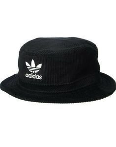 100% AUTHENTIC!!! adidas Men's Originals Wide Wale Bucket Hat Black/White One Size Fits Most. Condition is "New with tags". Shipped with USPS First Class. Semi-structured bucket silhouette Embroidered branding Wide wale corduroy body 58cm circumference DESCRIPTION Channel the '90s. this bucket cap keeps you covered in soft corduroy. a contrast-color trefoil logo decorates the front. Men With Cap, Fresh Hat, 80s Hip Hop, Wide Wale Corduroy, Bucket Cap, Bucket Hat Black, Adidas Originals Mens, Adidas Men, Wales