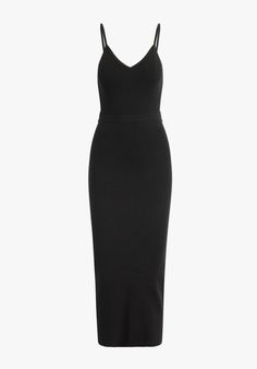 A classic black dress designed for an elongated slim fit with a ribbed pattern and thin straps. The Piper Dress falls mid-calf and is crafted from a soft viscose-blend. 40% Viscose, 35% Nylon, 23% Polyester, 2% Elastane Length from center back: 16" Mignonne Gavigan, Classic Black Dress, Luv Aj, Favorite Daughter, Mother Denim, Zadig And Voltaire, Fall Dresses, Mid Calf, Classic Black