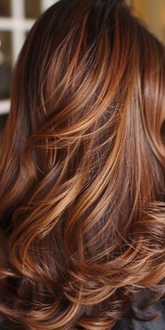 Dark Auburn Hair With Caramel Highlights, Strawberry Blonde Highlights On Brown Hair, Auburn Hair With Caramel Highlights, Red Hair With Caramel Highlights, Caramel Red Hair, Auburn Highlights In Brown Hair, Reddish Brown Hair With Highlights, Copper Highlights On Brown Hair, Blonde Caramel Highlights