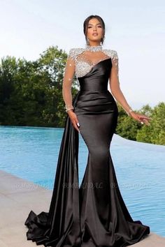 Beautiful, Stunning dreses Black Matric Farewell Dresses, Md Dresses Beautiful, Masked Ball Outfit Dresses, 21st Birthday Dress Classy, Dinner Dress Classy Evening, Long Dinner Gown, Dinner Gown Styles, Cocktail Dress Classy Evening, Md Dresses