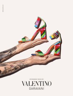 Valentino 1973 Accessories Logos Retro, Minimal Street Style, Fab Shoes, Brand Campaign, Valentino Shoes