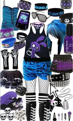 Yellow Scene Outfit, Pastel Scene Outfits, Scene Summer Outfits, Scene Kid Clothes, Scenecore Aesthetic Outfit, Scene Core Outfit, Pastel Goth Outfits Aesthetic, Scenecore Fashion