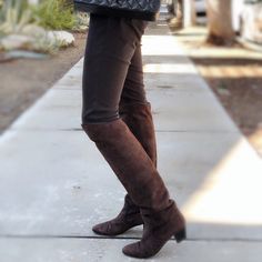 Yves Saint Laurent Ysl Suede Leather Boots Brown Suede Pull On Boots With Wooden Stacked Heals And Ribbon Piping. Heels Height 1.75 Inches Shaft Approx 20 Inches Calf Circumference 13 Good Condition With Slight Stuffing At Toes And Back Corners Leather Boots Brown, Yves Saint Laurent Shoes, Suede Leather Boots, Pull On Boots, Boots Brown, Brown Leather Boots, Brown Suede, Brown Boots, Shoes Heels Boots