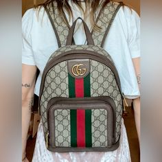 Firm In Price ( I Lowered It As Low As I Will Go) Gucci Ophidia, Bags Gucci, Small Backpack, Gucci Bags, Gucci Bag, Bag Lady, Backpacks, Gucci, Color