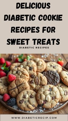 Living with diabetes doesn’t mean you can’t enjoy tasty cookies. There are many diabetic-friendly treats that are both delicious and healthy. We’ll look at some guilt-free indulgences and diabetes-friendly treats that will make your sweet tooth happy. Chocolate Chip Cookies For Diabetics, Baking For Diabetics Delicious Recipes, Baked Goods For Diabetics, Cookies For Diabetics Easy, Cookie Recipes For Diabetics, Treats For Diabetics Snacks Ideas, Cookies For Diabetics Sugar Free, Sugar Free Cookie Recipes For Diabetics, Low Fat Cookie Recipes