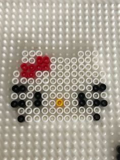 an image of a hello kitty made out of legos