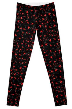 Super stretchy and durable polyester full-length leggings. Vibrant high-quality sublimation print across the front and back. Size range XXS-XL. Creepy red eyes design Weirdcore Eyes, Eyes Design, Eye Design, Red Eyes, Sublimation Printing, Full Length, Leggings, Range, High Quality