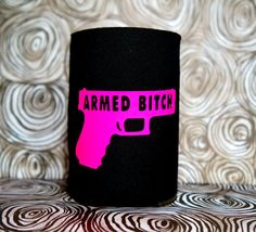 ARMED BITCH Neon Pink Koozie. Koozie / Coolie / Coozie / Cozy / Huggy by MagicCityDesigns  Paper & Party Supplies   Party Supplies   Party Favors & Games   Party Favors   PARTY BEER COOLERS   SECOND 2ND AMENDMENT   GUN PERMIT   HUNTING KOOZIES   PRO GUN KOOZIE   WOMEN'S FUNNY FUN   BAR B QUE KOOZIES   HUNTING HUNT HUNTER   DEER HOG POINTS GUNS   SONS OF ANARCHY   SOUTHERN GIRL   SHOOT LIKE A GIRL   NRA CONFEDERATE Cool Bars