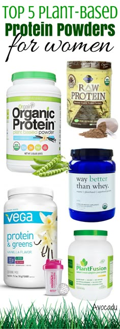 Sure they're great after a workout, but these plant-based protein powders also make a great healthy addition to oatmeal and smoothies. Vegan or not, it's a great way to get more protein in your life! http://avocadu.com/top-5-plant-based-protein-powders-for-women/ Protien Powders, Best Vegan Protein Powder, Protein Powder For Women, Raw Protein, Organic Protein Powder, Best Vegan Protein, Plant Based Protein Powder, Fat Loss Diet Plan