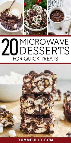 microwave desserts for quick treats