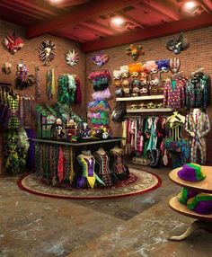 a room filled with lots of colorful items