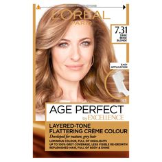 Buy L'OrealExcellence Age Perfect 7.31 Dark Beige Blonde Hair Dye