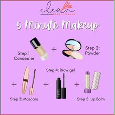 A quick 5-minute makeup routine can be a lifesaver, leaving you looking polished and put-together even on the busiest of days. With a few simple tricks and the right products, you can create a flawless makeup look in no time at all. Quick Daily Makeup Routine, 5 Minute Face Makeup Routine, How To Look Put Together, 5 Minute Makeup Routine, Flawless Makeup Tutorial, Makeup Tips To Look Younger, Quick Makeup Routine, Beauty Enhancement, Makeup Tips Eyeshadow