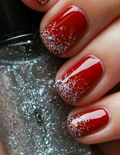 Nail Art Noel, Christmas Manicure, Red Christmas Nails, Christmas Gel Nails, Christmas Nail Art Designs, Nails 2021, Super Nails