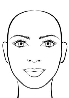 a woman's face is shown in black and white