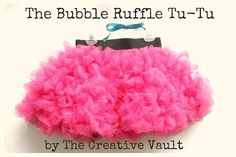 the bubble ruffle tutu by the creative vault