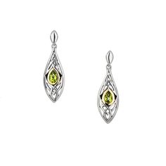 Keith Jack Sterling Silver and Yellow Gold Elven Earrings – Fifth Avenue Jewellers L Post, Trinity Knot, Knot Earrings, The Unknown, Cufflinks, Knot