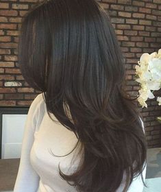 Rambut Brunette, Long Layered Haircuts, Super Hair, Long Layered Hair, Haircuts For Long Hair, Long Hair Cuts, Brunette Hair, Layered Haircuts, Layered Hair