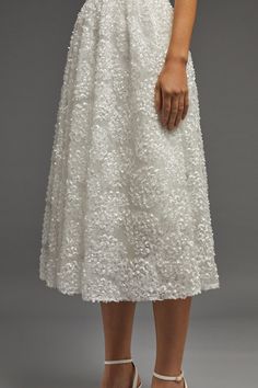 Create a bespoke bridal look with this overlay skirt. As part of our bridal separates collection, the piece can be worn individually or together with the rest of the collection. Perfect to be layered over our base wedding dresses, the skirt is designed with a sheer embroidered fabric, high waist and comes in a maxi length.Style: Midi SkirtFabric: Fancy FabricLength: Midi Bridal Skirt, Bridal Skirts, Overlay Skirt, Bridal Separates, Bridal Look, Embroidered Fabric, Skirts Midi, Bridal Looks, The Collection