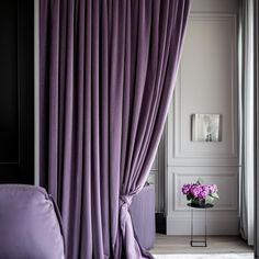 Lavendel Velvet curtains  living room / Custom curtains bedroom / Purple velvet curtain / Extra long velour drapes / Violet velure curtain Velvet curtains are a timeless addition to any home, offering a perfect blend of luxury and functionality. The rich, plush texture of velvet creates a warm and inviting atmosphere, while also providing excellent light-blocking and sound-dampening qualities. Available in a range of deep, vibrant colors, velvet curtains add a touch of elegance to both modern an Velvet Curtains Living Room, Bedroom Purple, Purple Curtains, Tab Curtains, Curtain Length, Curtains Width, Curtains Living, Velvet Curtains, Beautiful Drapes