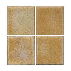 four square tiles with different colors and sizes