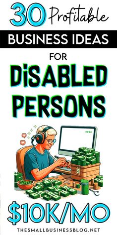 Dive into 30 helpful business ideas for disabled persons that are not just empowering but also profitable. Start your entrepreneurial journey and make money online. #howtomakemoneyonline #waystomakemoney #makemoneyonline Automated Business Ideas, Jobs That Can Make You A Millionaire, Multimillion Dollar Business, Transcriber Jobs From Home, Small Business Ideas Products, Amazon Fba Business, Passive Income System 2.0, Make Money Online Free