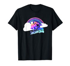 PRICES MAY VARY. Lightweight, Classic fit, Double-needle sleeve and bottom hem Cloud Logo, Rainbow Cloud, Rainbow Print, Loose Shorts, The Sunshine, Chest Pad, Logo T Shirt, Branded T Shirts, Tshirt Logo