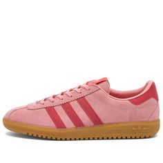 Adidas Bermuda W Semi Pink Spark, Preloved Scarlet & Gum | END. Adidas Bermuda, Plateau Sneaker, Adidas Sneaker, Shoe Inspo, Pink Sneakers, Hot Sneakers, Newest Jordans, Clarks Originals, Pink Adidas