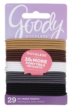 Goody Ouchless No-metal Elastics Beauty, Hair Care, Hair Brushes, Combs, & Accessories Hair Brushes, Care Hair, Hair Brush, Your Shopping List, Beauty Hair, Helping Others, Order Online, Shopping List, Beauty Products