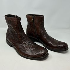 New Italian Leather Men’s Boots Size 44 (10) Inv 0074 Inv 0075 Italian Boots, Men’s Boots, New Man, Italian Leather, Leather Men, Men's Shoes, Shoe Boots, Size 10, Man Shop