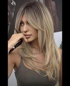 Hairstyles for Special Occasions: Dress Up in Style Long Curtain Bangs Short Hair, Hairstyles For Layered Hair, Girl Lifestyle, Blonde Hair Inspiration, Long Blonde, Hair Color And Cut, Short Hairstyle, Long Layered Hair, Haircuts For Long Hair