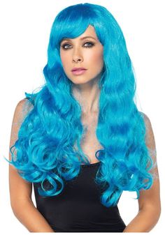 Blue Curly Hair Wig. There are any references about Blue Curly Hair Wig in here. you can look below. I hope this article about Blue Curly Hair Wig can be useful for you. Please remember that this article is for reference purposes only. #blue #curly #hair #wig Blue Curly Hair, Adult Halloween Party Decorations, Hunger Games Costume, Neon Prom Dresses, Honey Blond, Long Wavy Wig, Blond Ombre, Copper Balayage, Blond Balayage