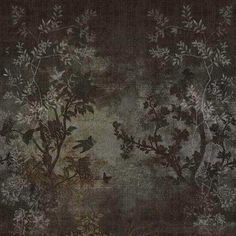 Midsummer Night - Curated - Wallpaper - Wall & Decò Natural Branches, Silver Wallpaper, Contemporary Wallpaper, Wallpaper Calculator, Acoustic Panels, Wallpaper Wall, Vinyl Wallpaper, Wall Deco, Wall Covering