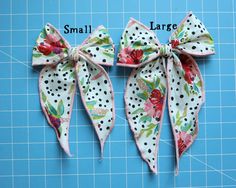 FREE Tessa Bow | Vintage Little Lady Fable Bow Diy, Serger Bow Pattern, Serger Bows, Diy Fable Bow, Sewing Bows Fabric, Sewing Bow Pattern